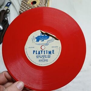 Red Vinyl Record
